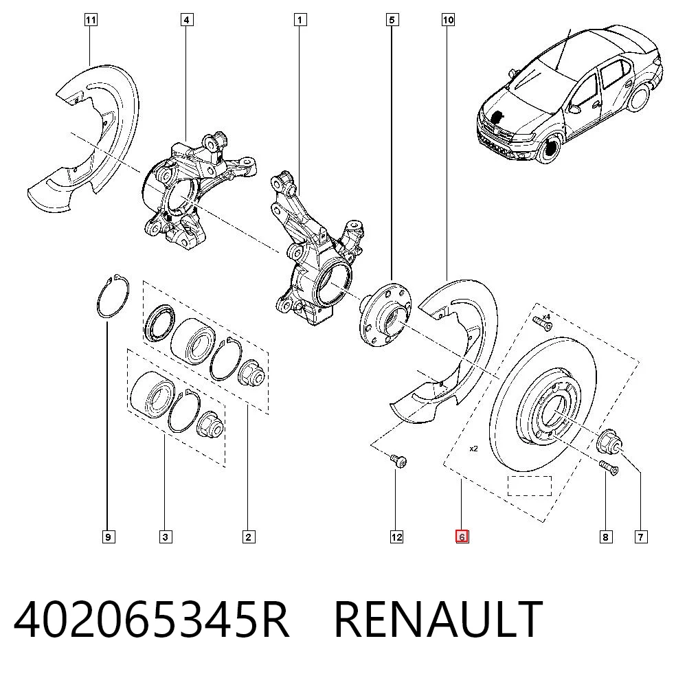 402065345R Renault (RVI)