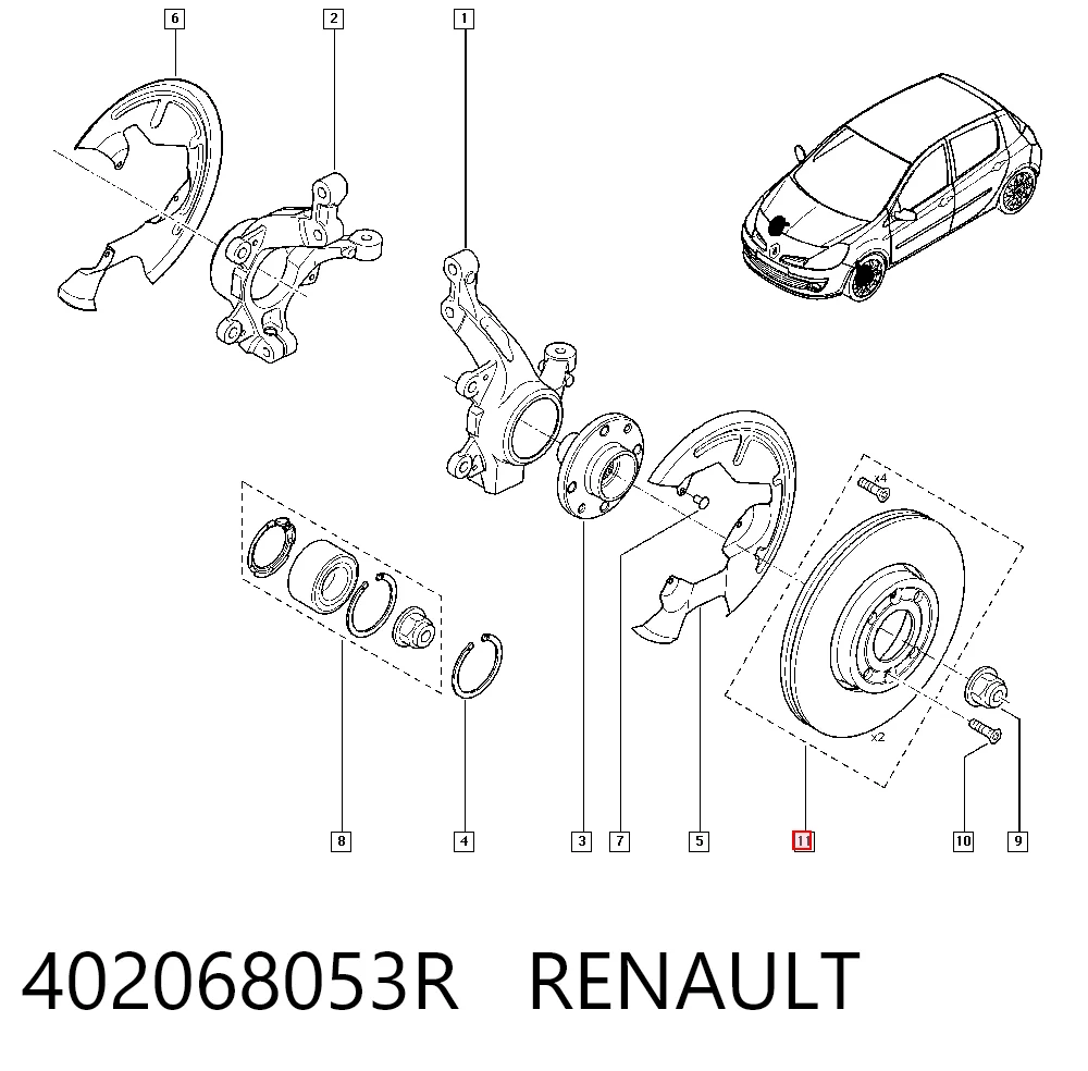 402068053R Renault (RVI)
