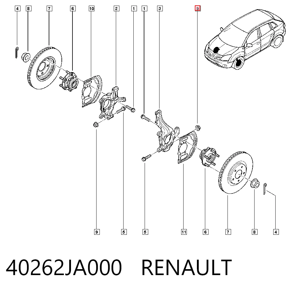 40262JA000 Renault (RVI)