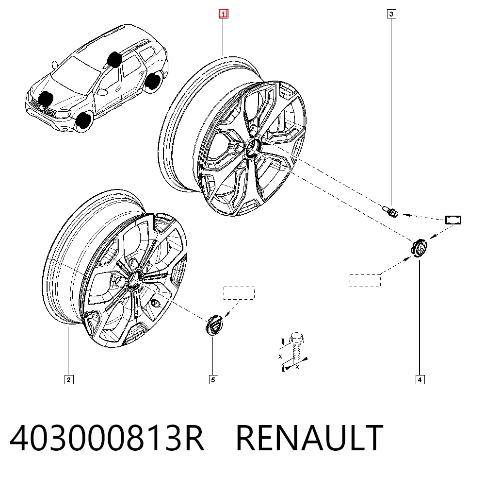 403000813R Renault (RVI)