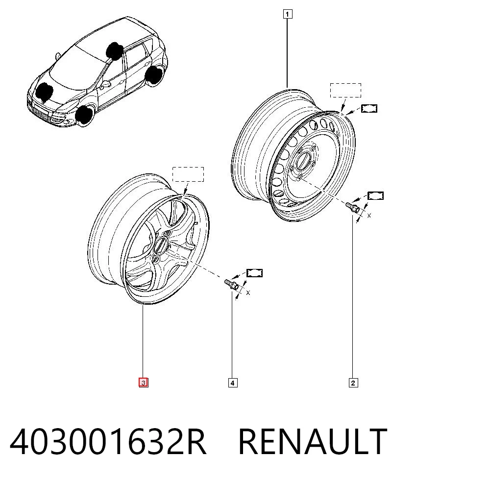 403001632R Renault (RVI)