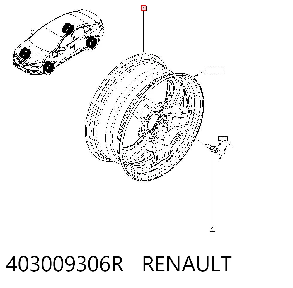 403009306R Renault (RVI)
