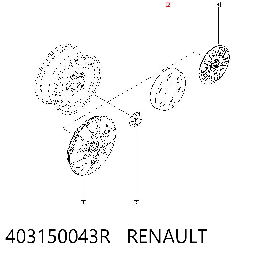 403150043R Renault (RVI)