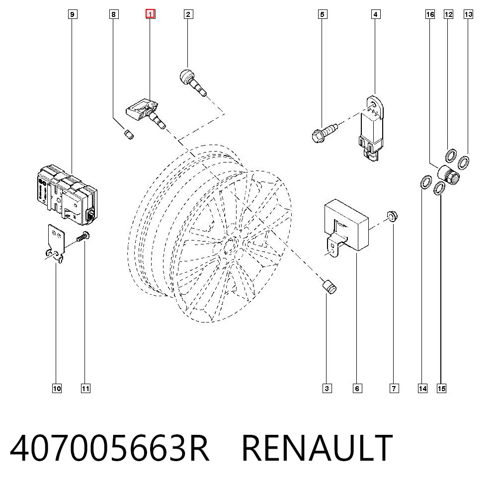 407005663R Renault (RVI)