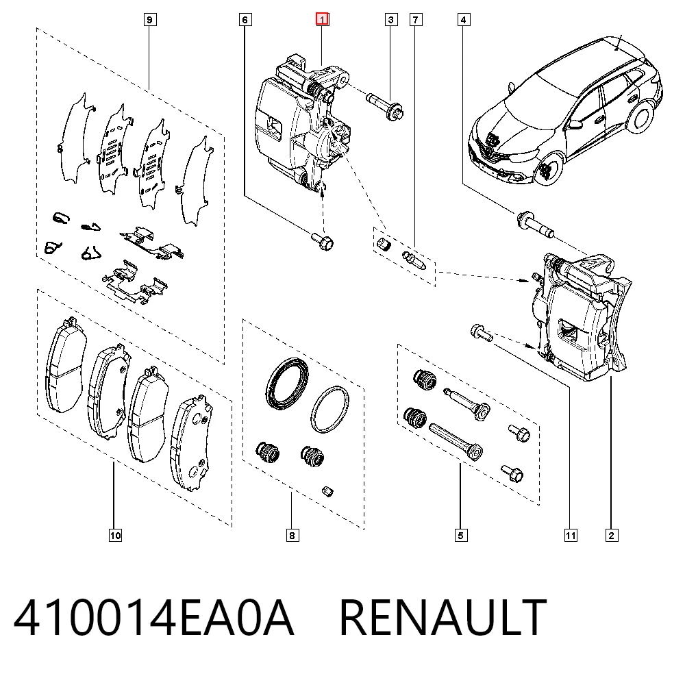 410014EA0A Renault (RVI)