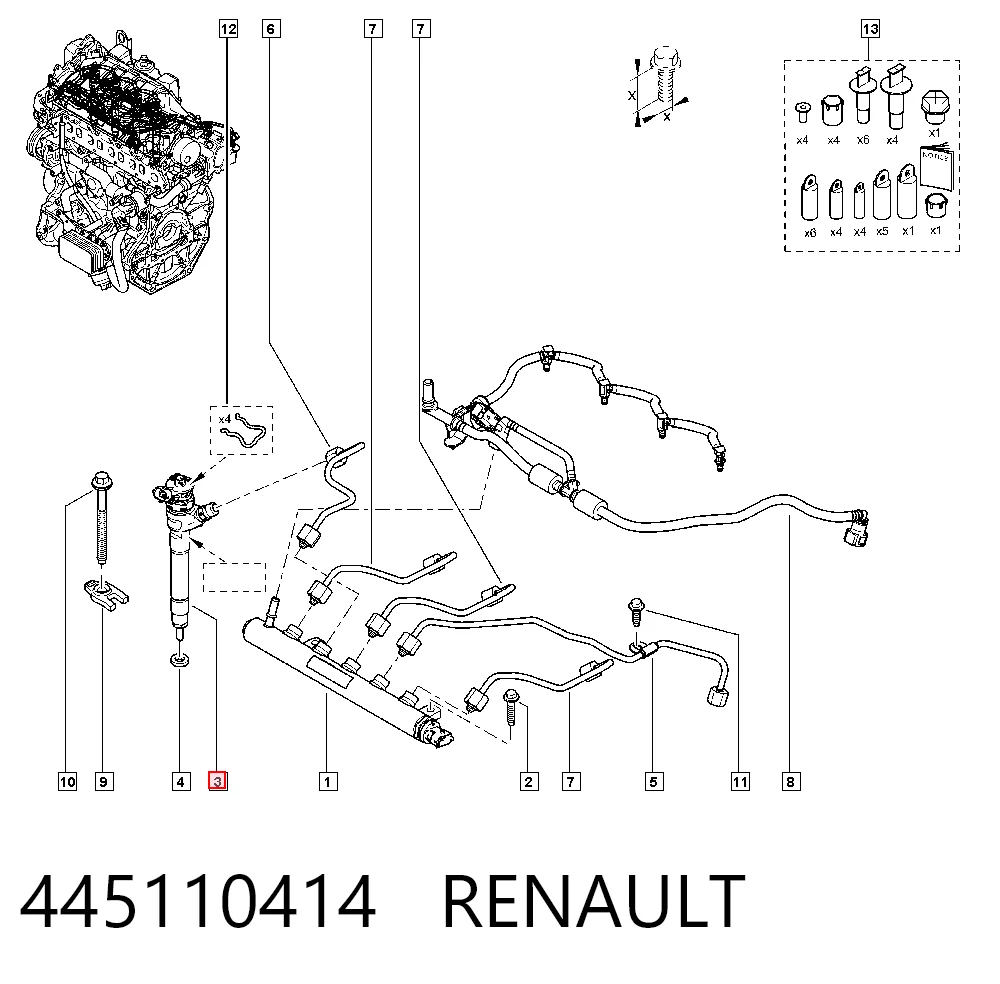 Do koszyka Wtryskiwacz paliwa Renault Trafic III 