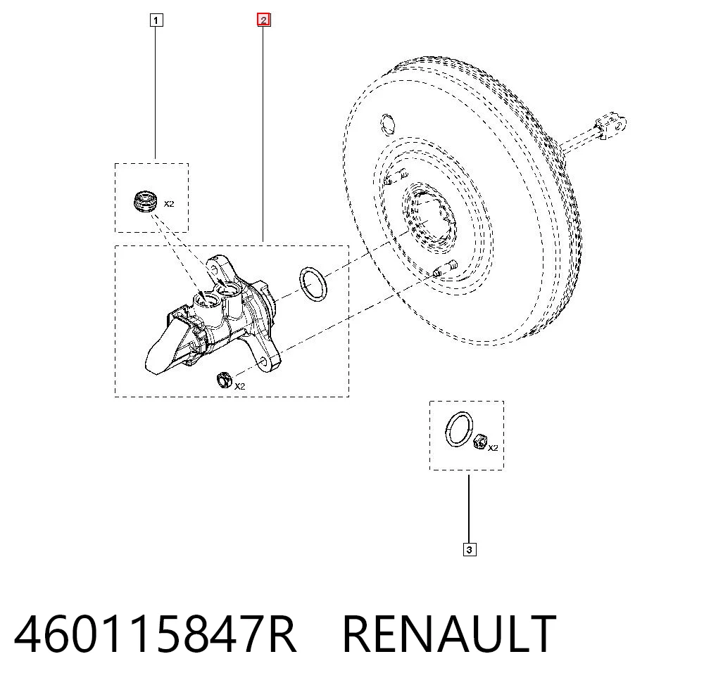 Główny cylinder hamulców do Renault Scenic GRAND IV R9