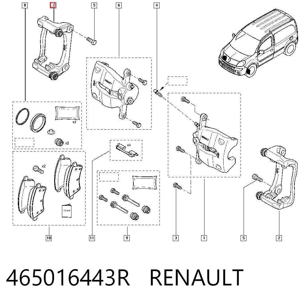465016443R Renault (RVI)