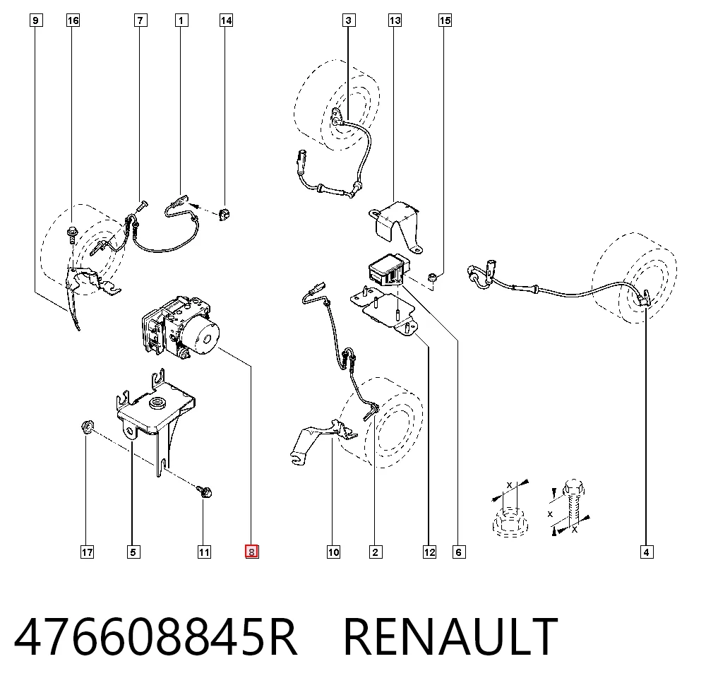  Sterownik ABS  hydrauliczny Renault DUSTER 1