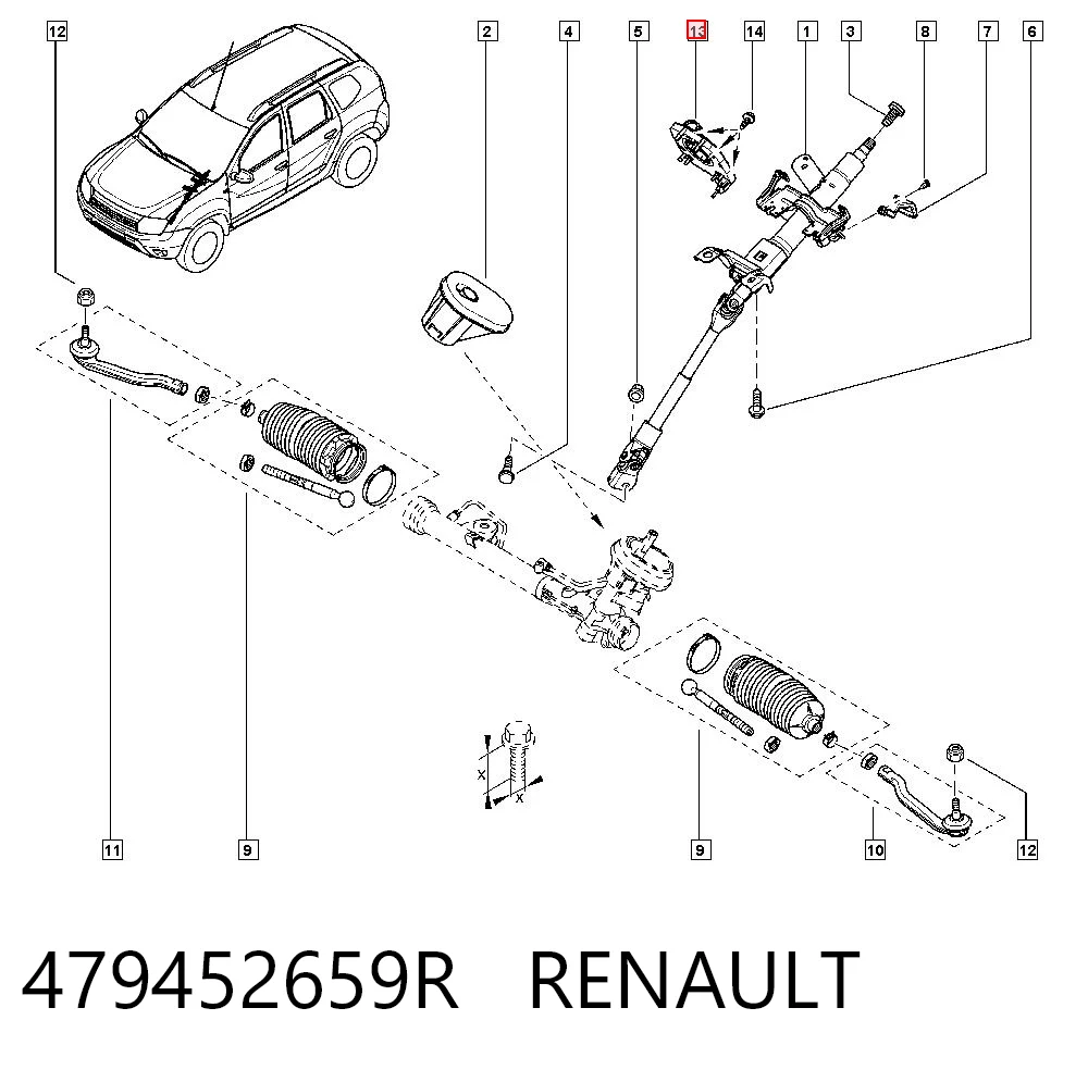  Czujnik kąta skrętu kierownicy Renault Trafic 3