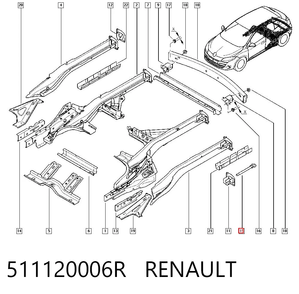 Hak holowniczy do Renault Megane KZ0, KZ1