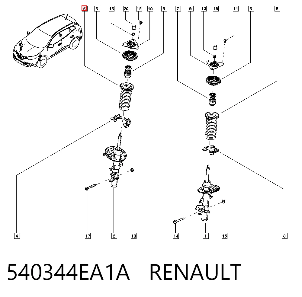 540344EA1A Renault (RVI)