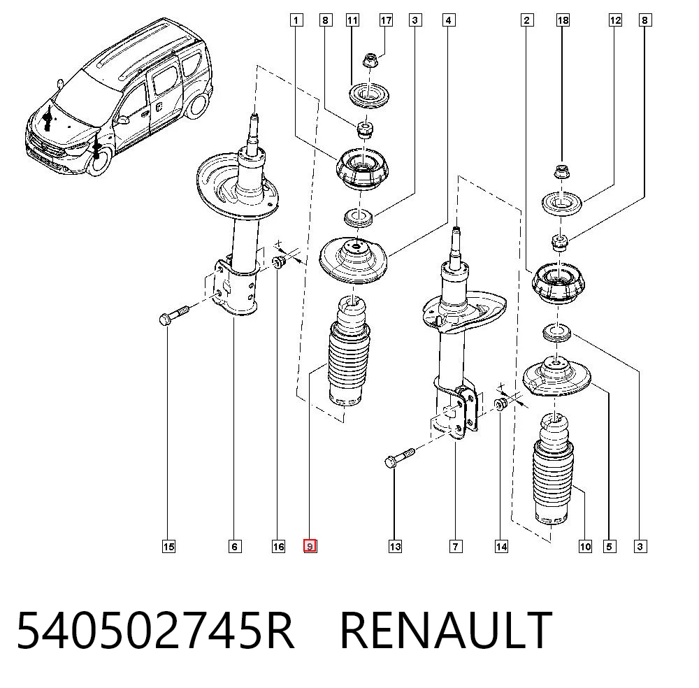 540502745R Renault (RVI)