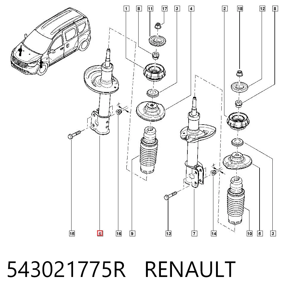 543021775R Renault (RVI)