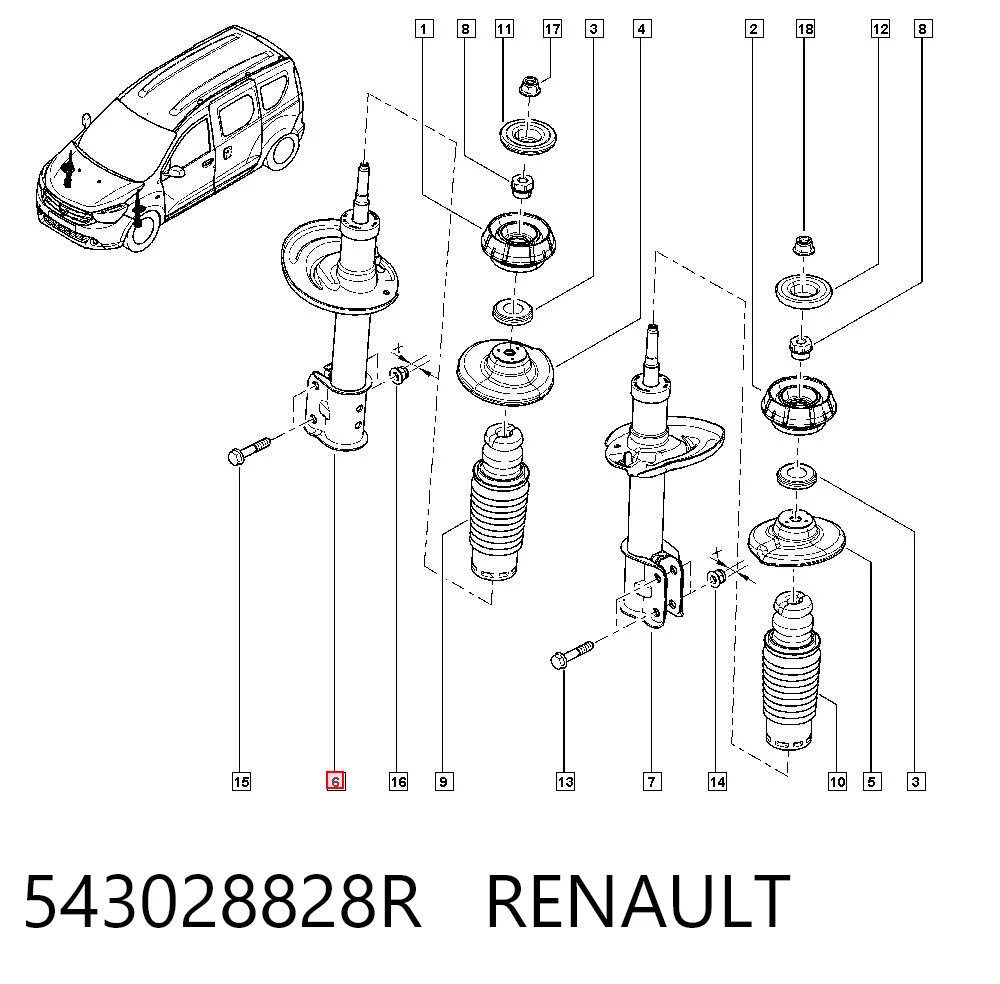 543028828R Renault (RVI)