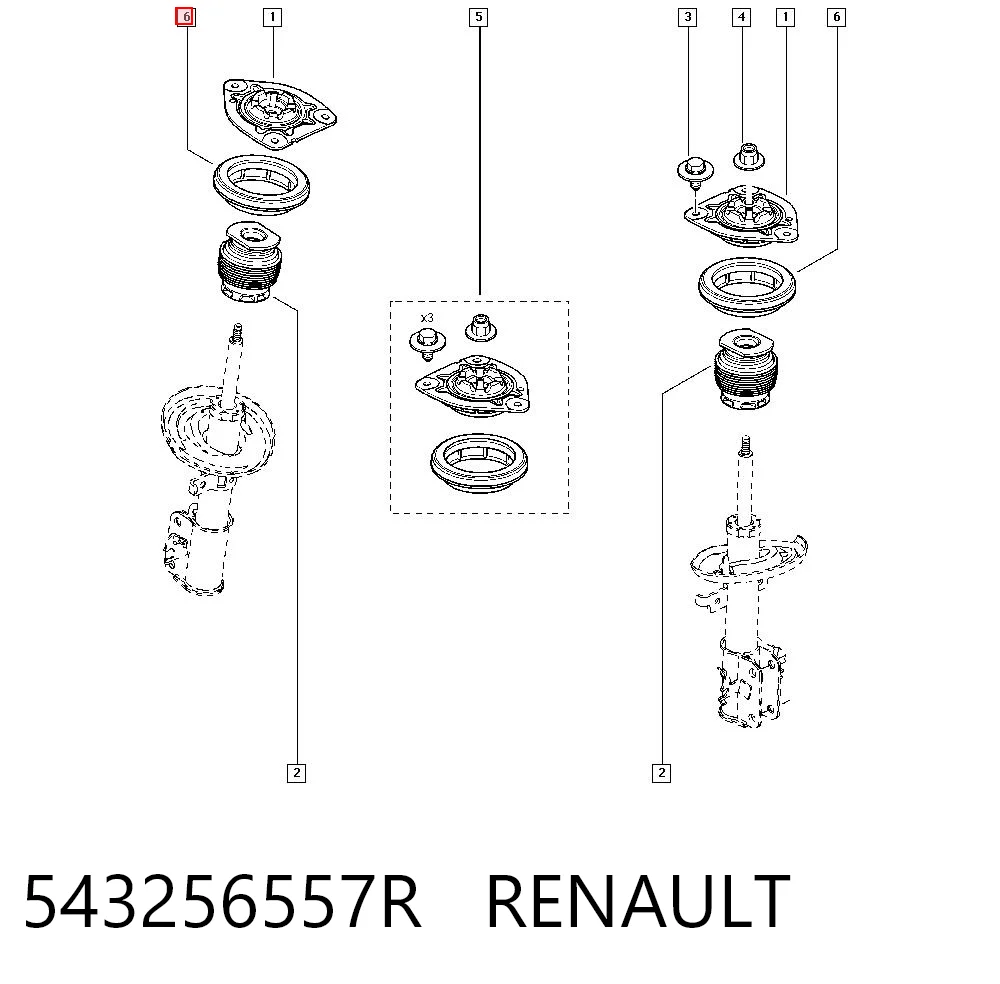 543256557R Renault (RVI)