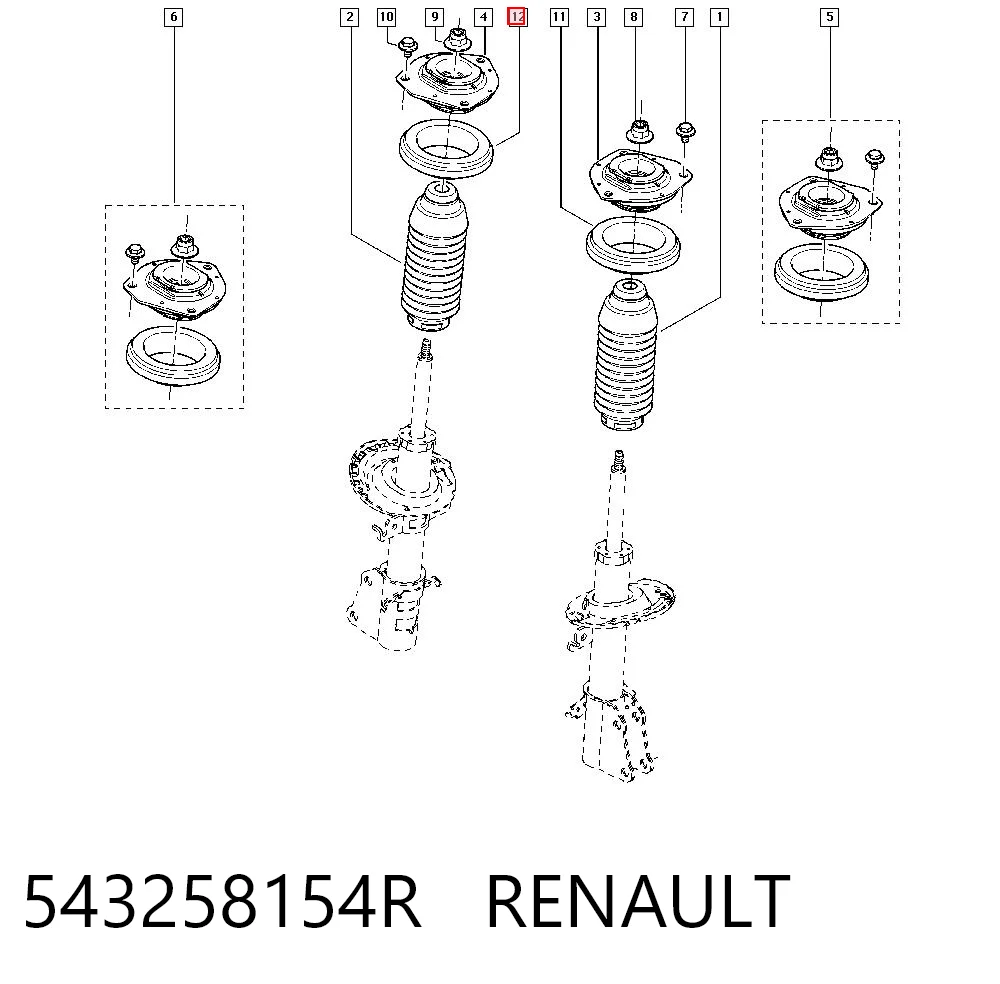 543258154R Renault (RVI)