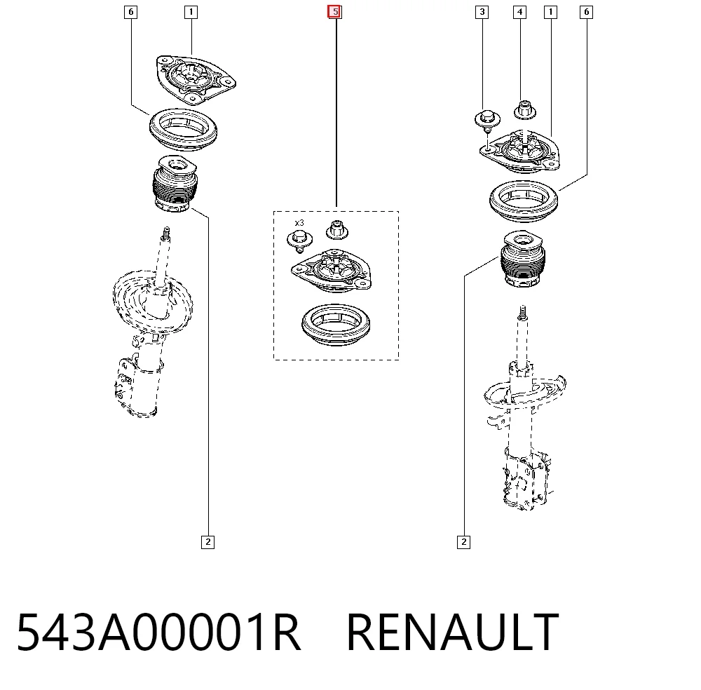 543A00001R Renault (RVI)