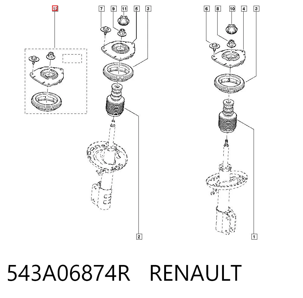 543A06874R Renault (RVI)