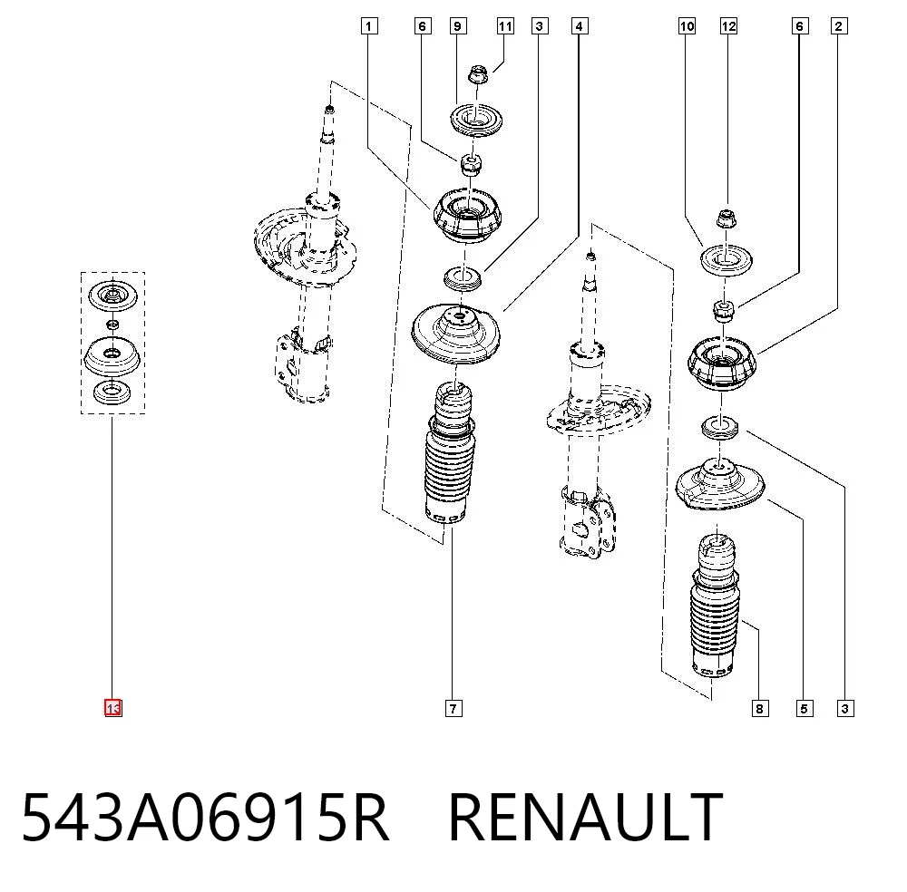 543A06915R Renault (RVI)