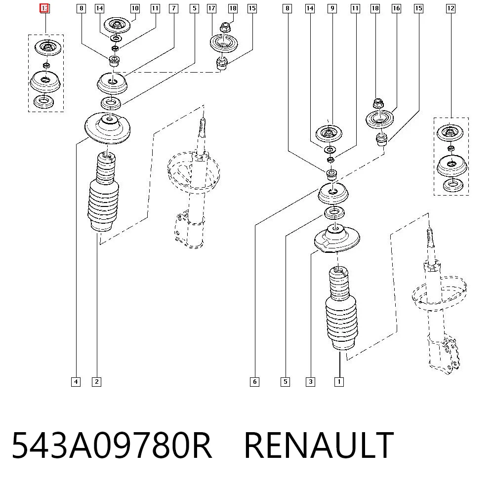 543A09780R Renault (RVI)