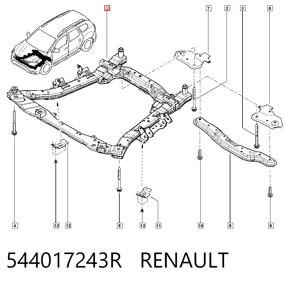 544017243R Renault (RVI)
