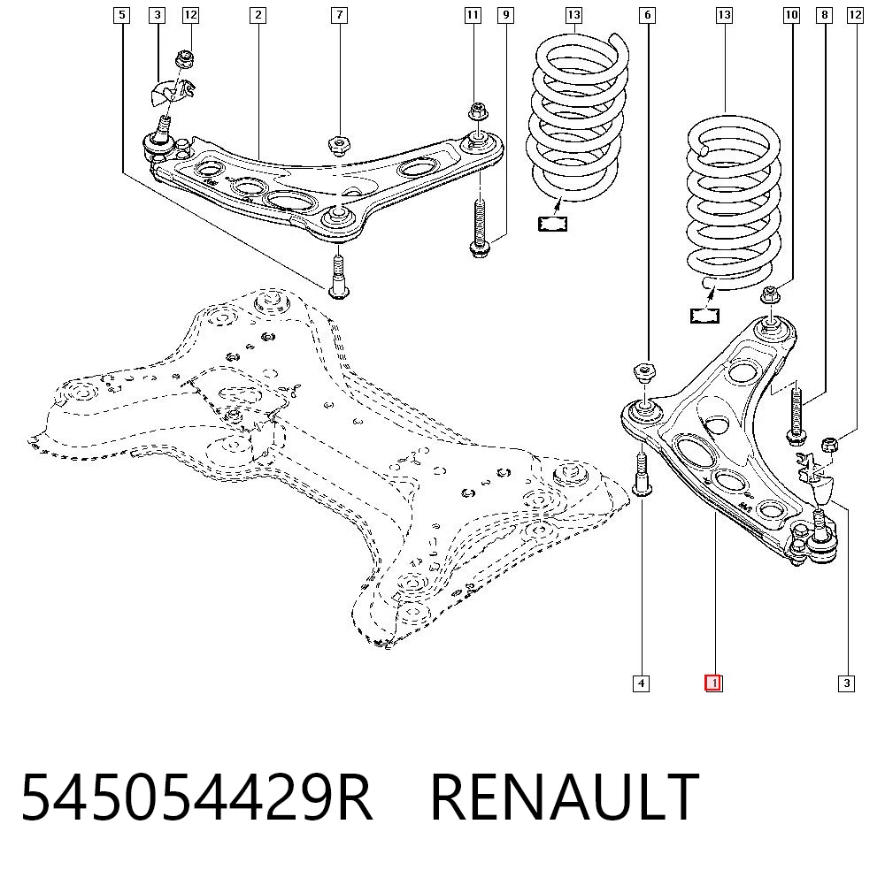545054429R Renault (RVI)