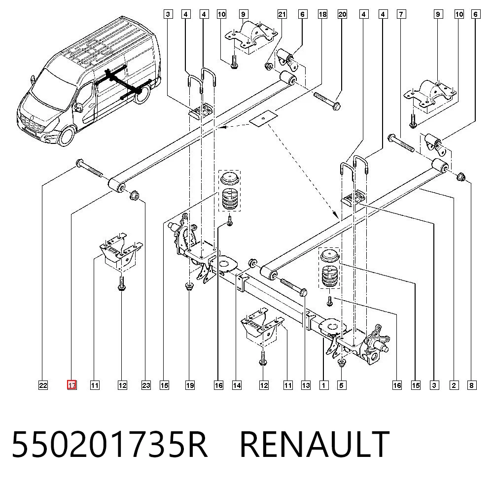 95509152 General Motors Resor tylny