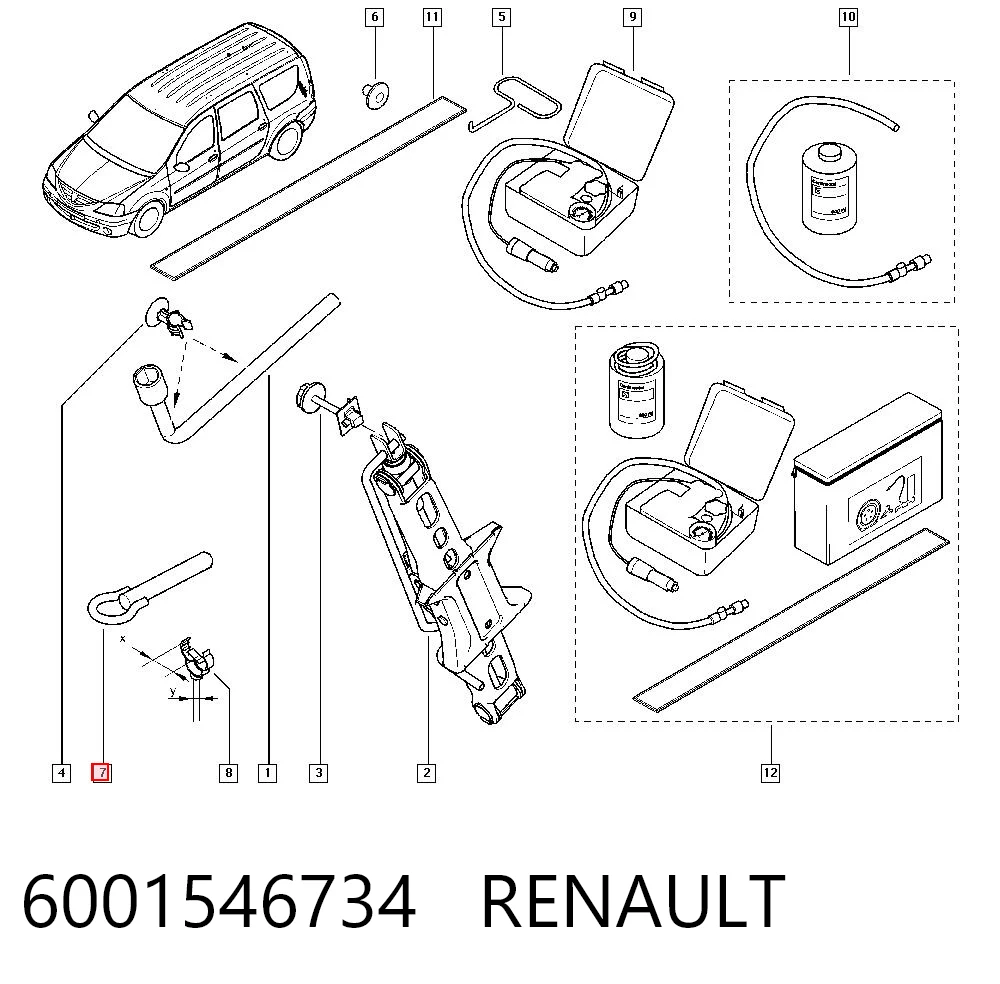 Hak holowniczy do Renault LOGAN LS