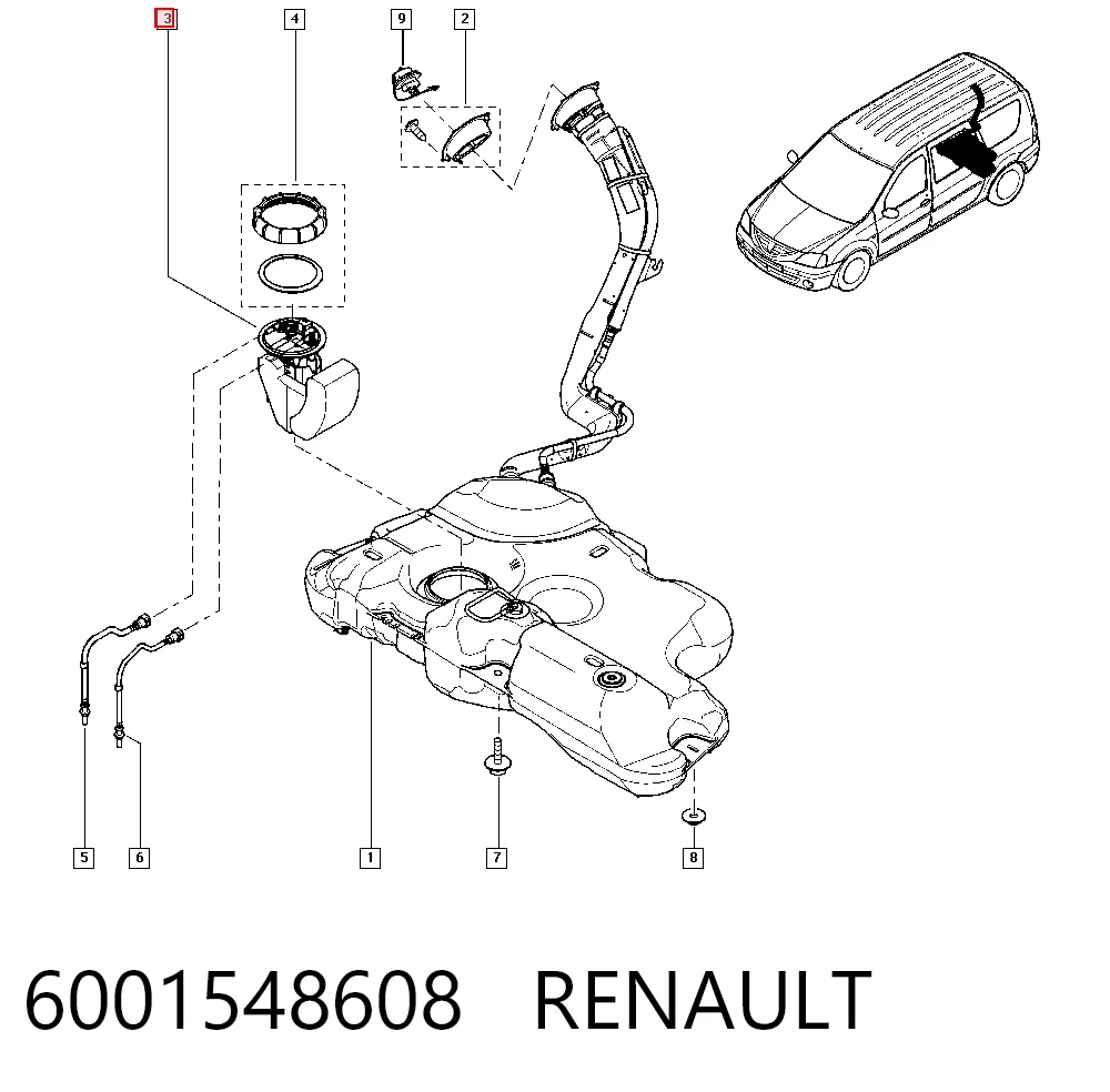 1671040380 Peugeot/Citroen Moduł pompy paliwowej z czujnikiem poziomu paliwa