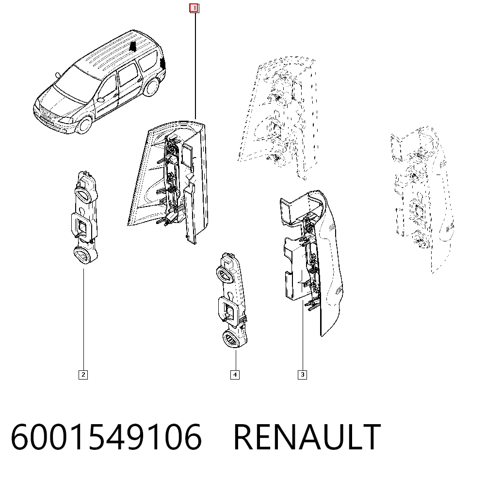 30945152 AND Lampa zespolona tylna prawa