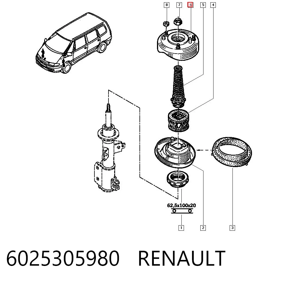 6025305980 Renault (RVI)