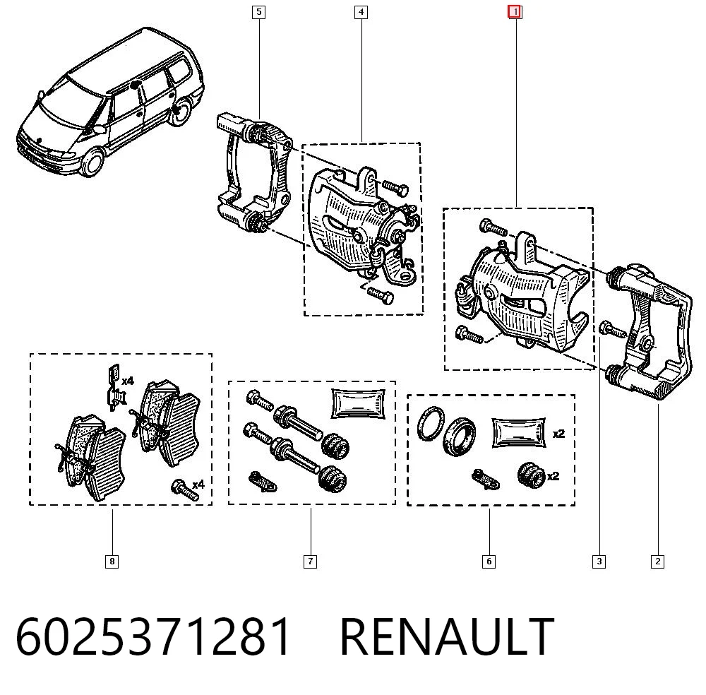  Espace III minivan (1997-2003) oryginalny od 54,72 zł