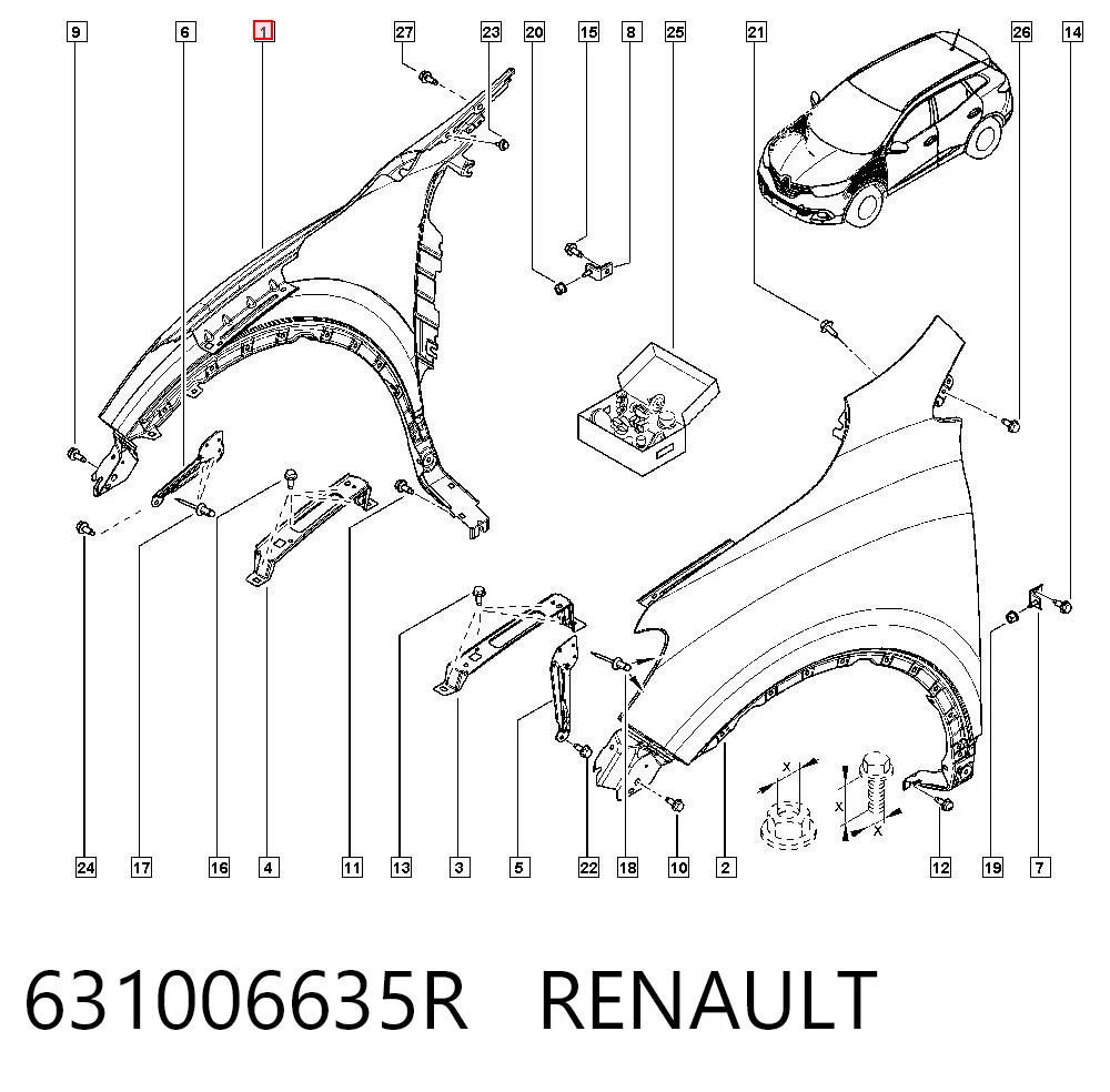 631006635R Renault (RVI)