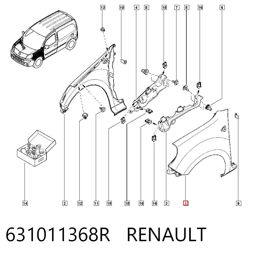 631011368R Renault (RVI)