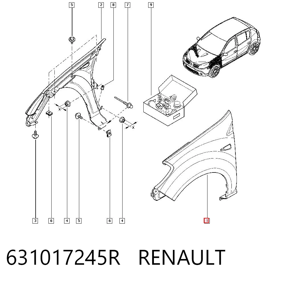 631017245R Renault (RVI)