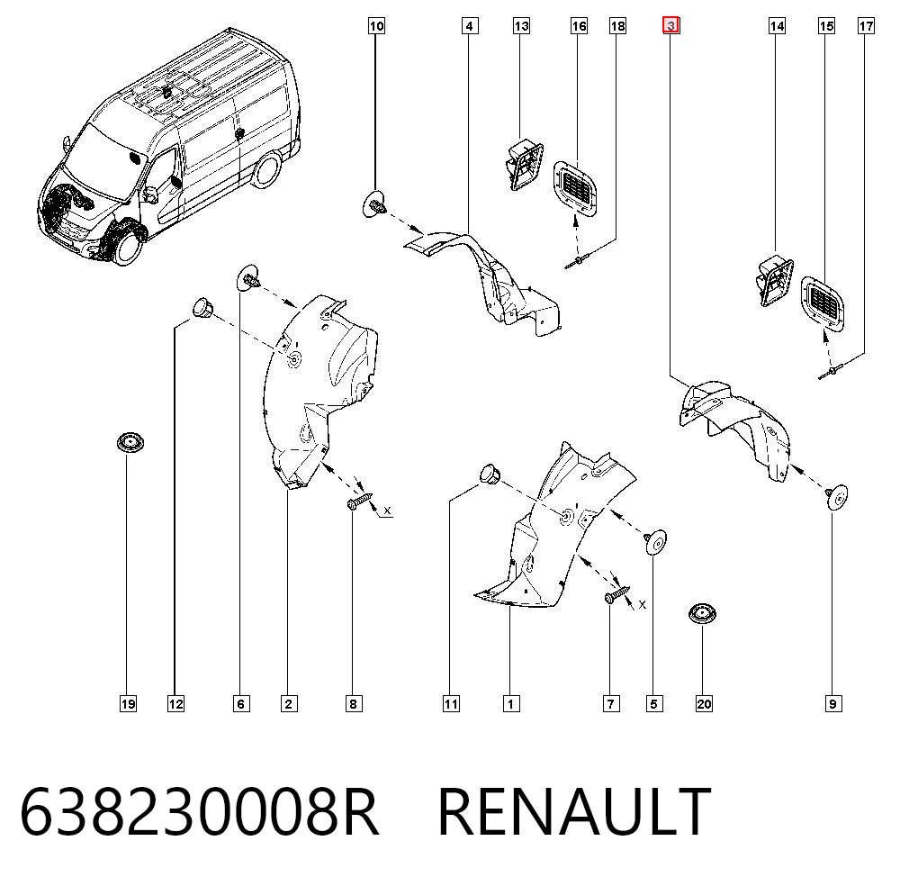638230008R Renault (RVI)