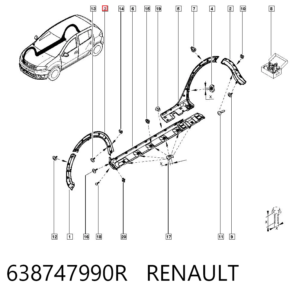 638747990R Renault (RVI)