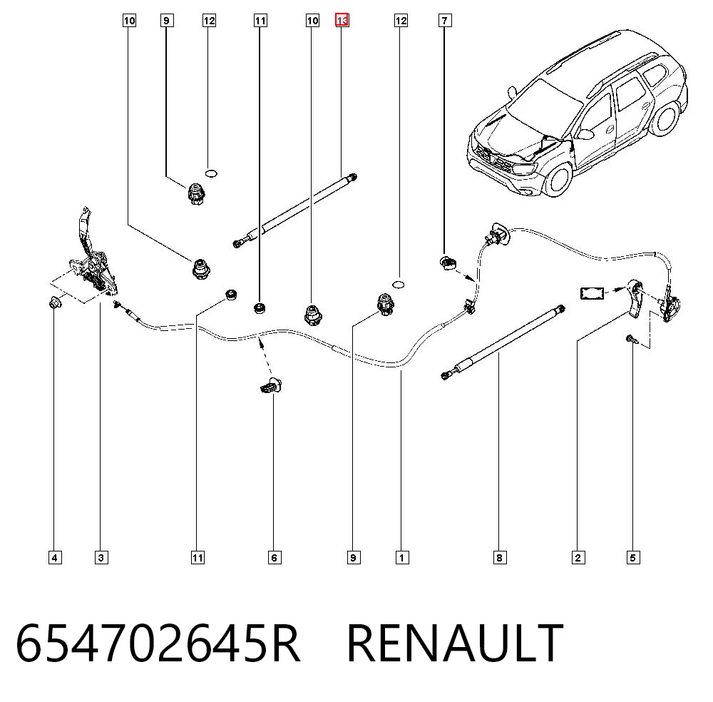 654702645R Renault (RVI)