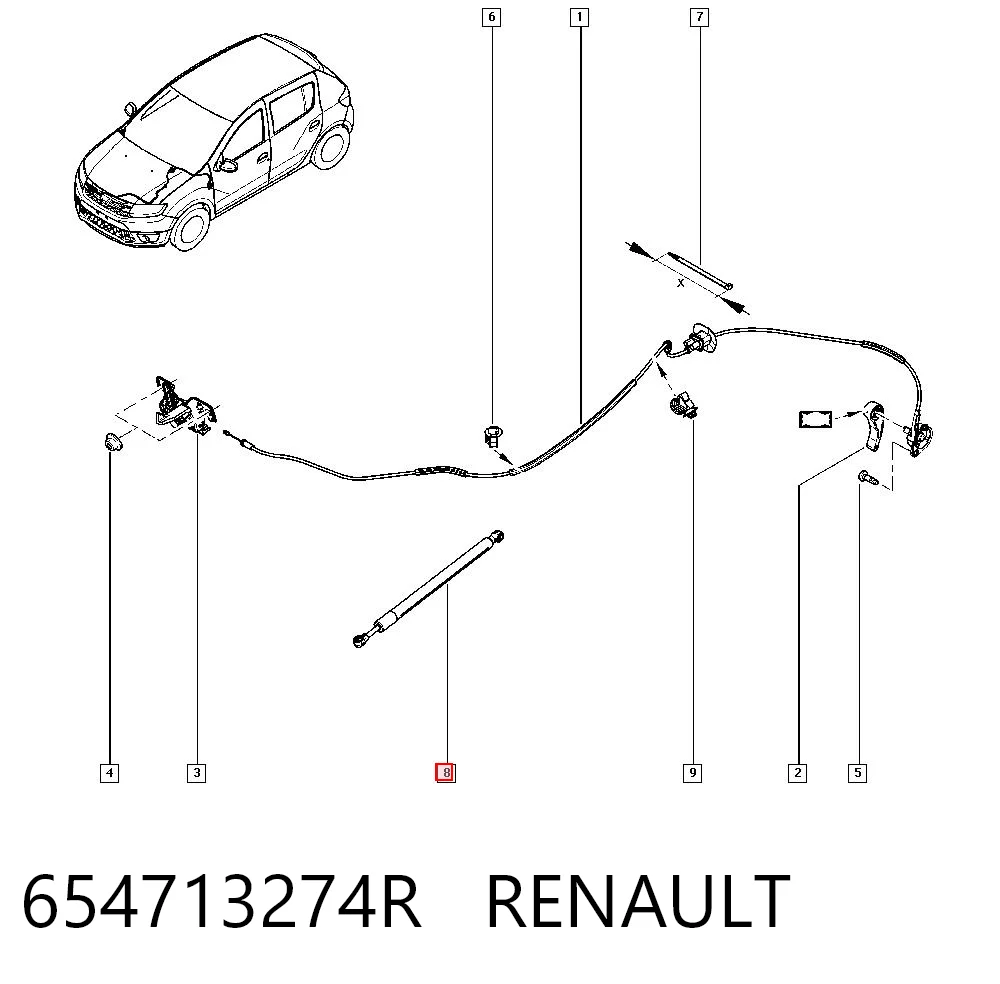 654713274R Renault (RVI)