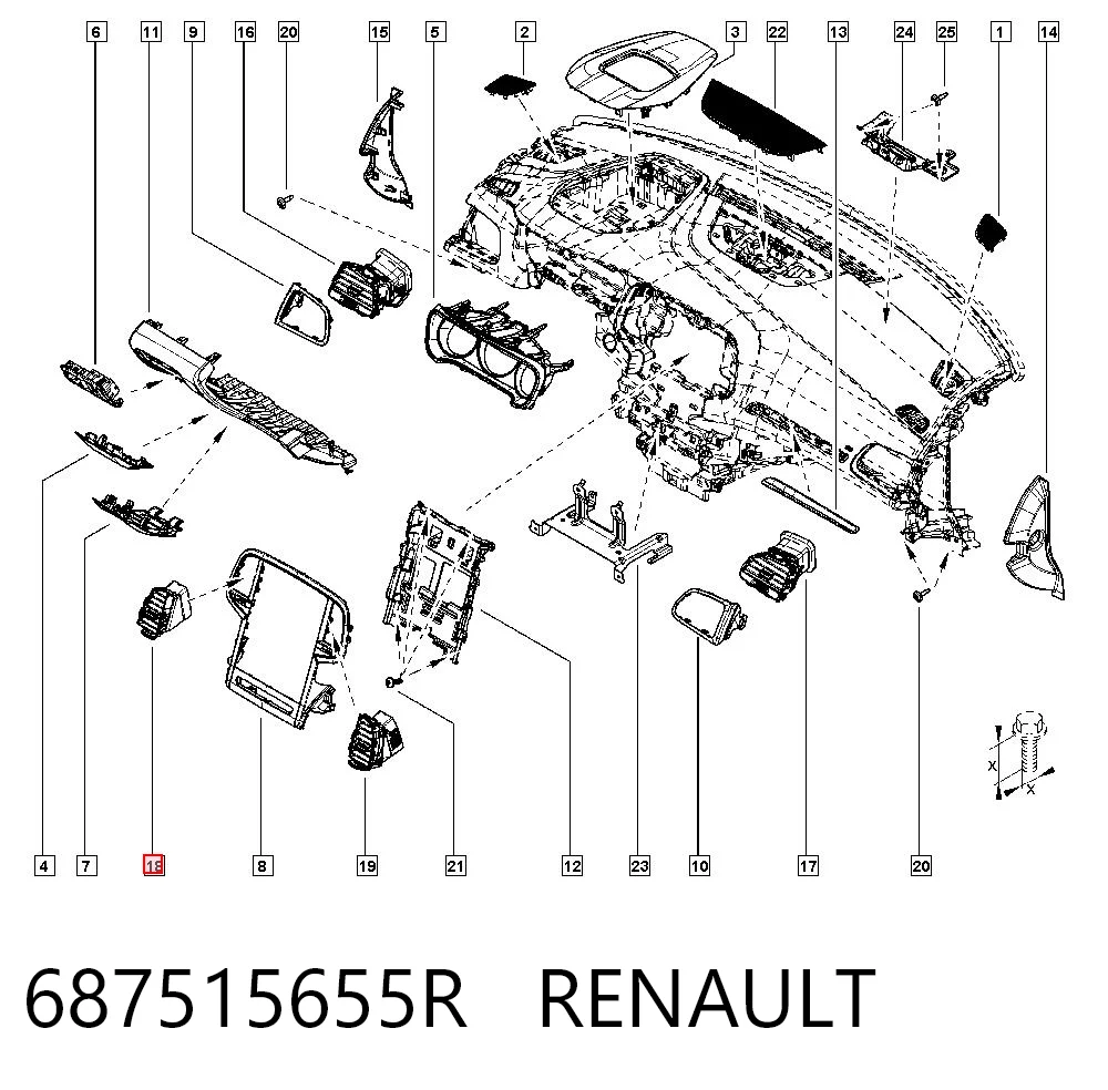 687515655R Renault (RVI)