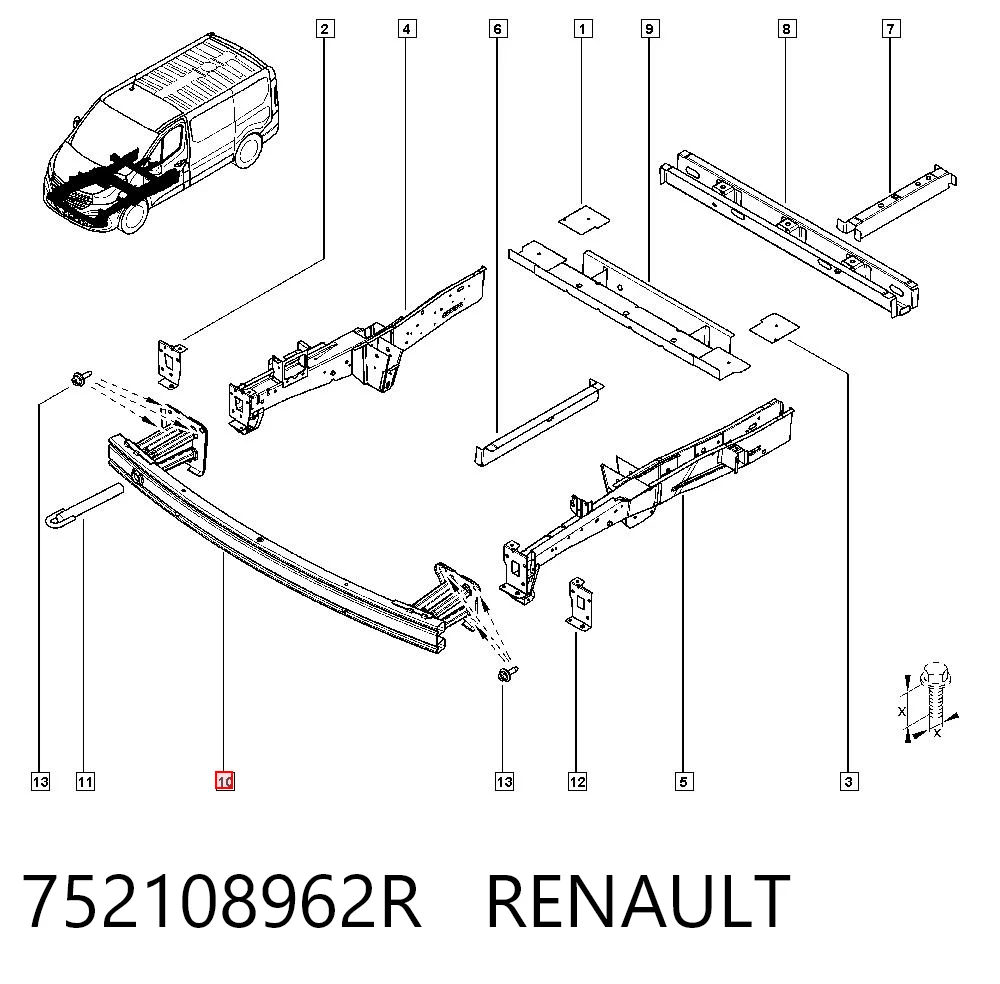 752108962R Renault (RVI)