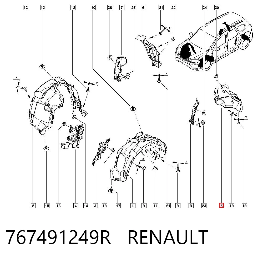 767491249R Renault (RVI)