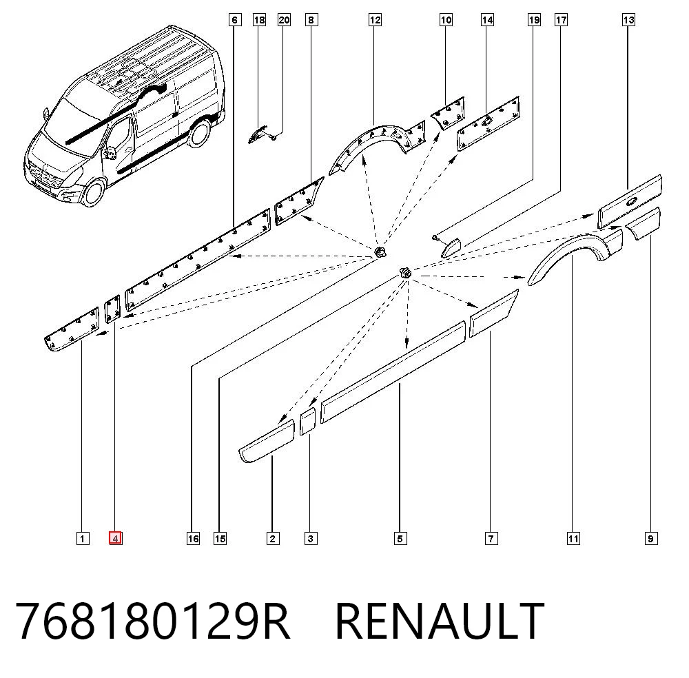 768180129R Renault (RVI)