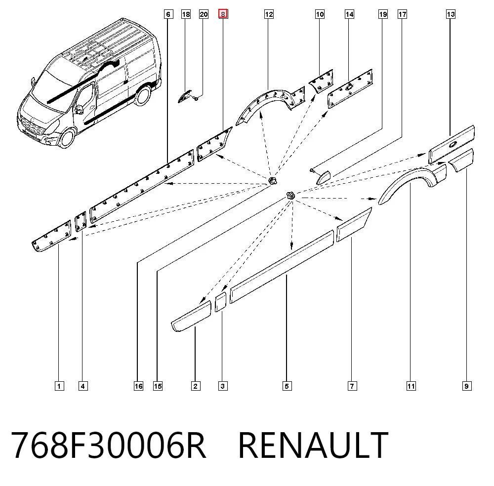 768F30006R Renault (RVI)