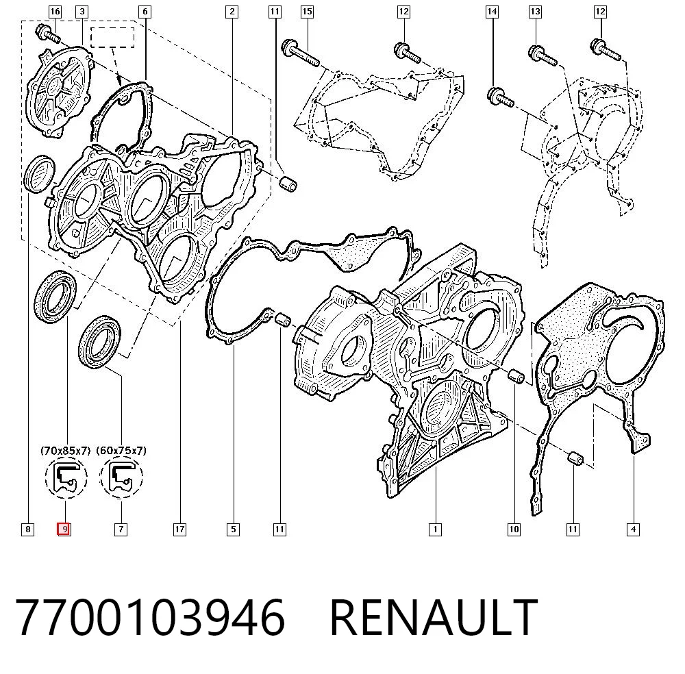 7700103946 Renault (RVI)