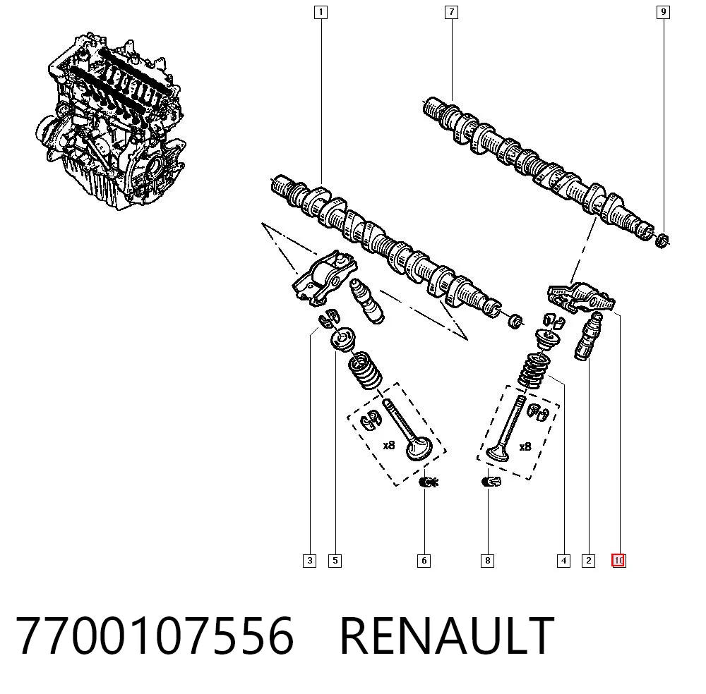 7700107556 Renault (RVI)