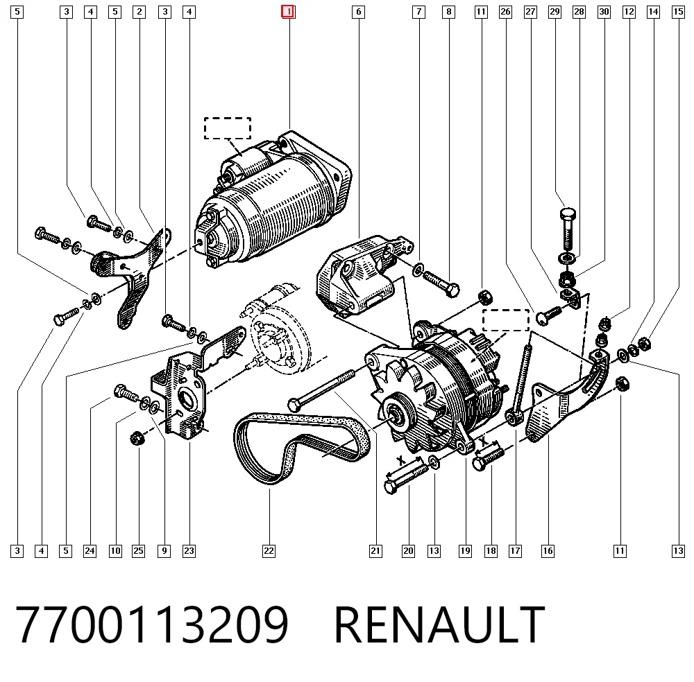 Rozrusznik do Volvo S40 VS