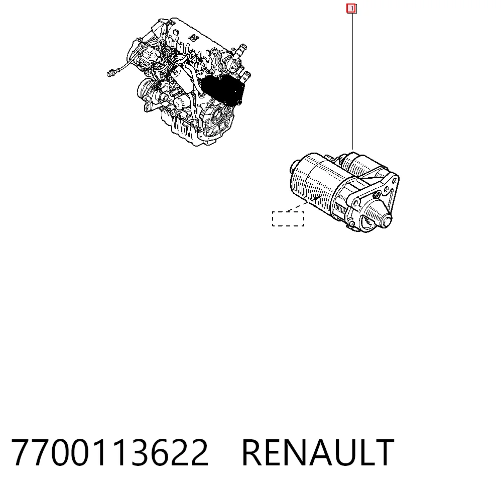 7700113622 Renault (RVI)