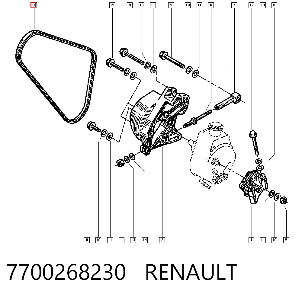 7700268230 Renault (RVI)